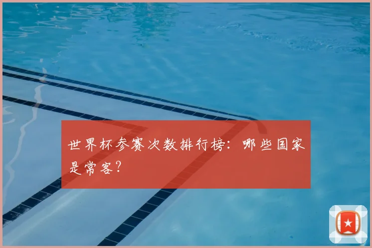 世界杯参赛次数排行榜:哪些国家是常客?