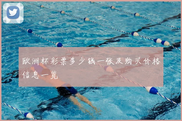 欧洲杯彩票多少钱一张及购买价格信息一览