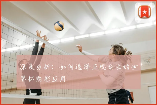 深度分析:如何选择正规合法的世界杯购彩应用